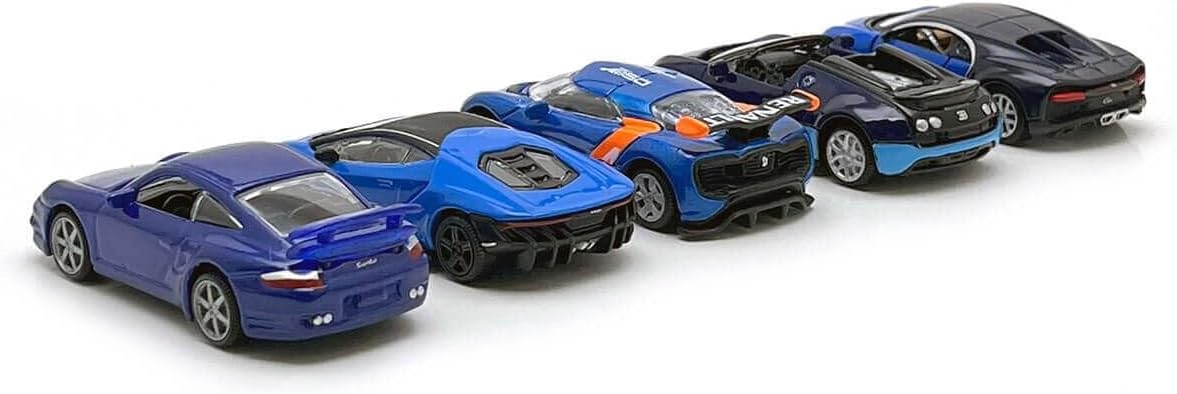 BBURAGO- BLUE COLLECTION (1:64) (5 PACK)