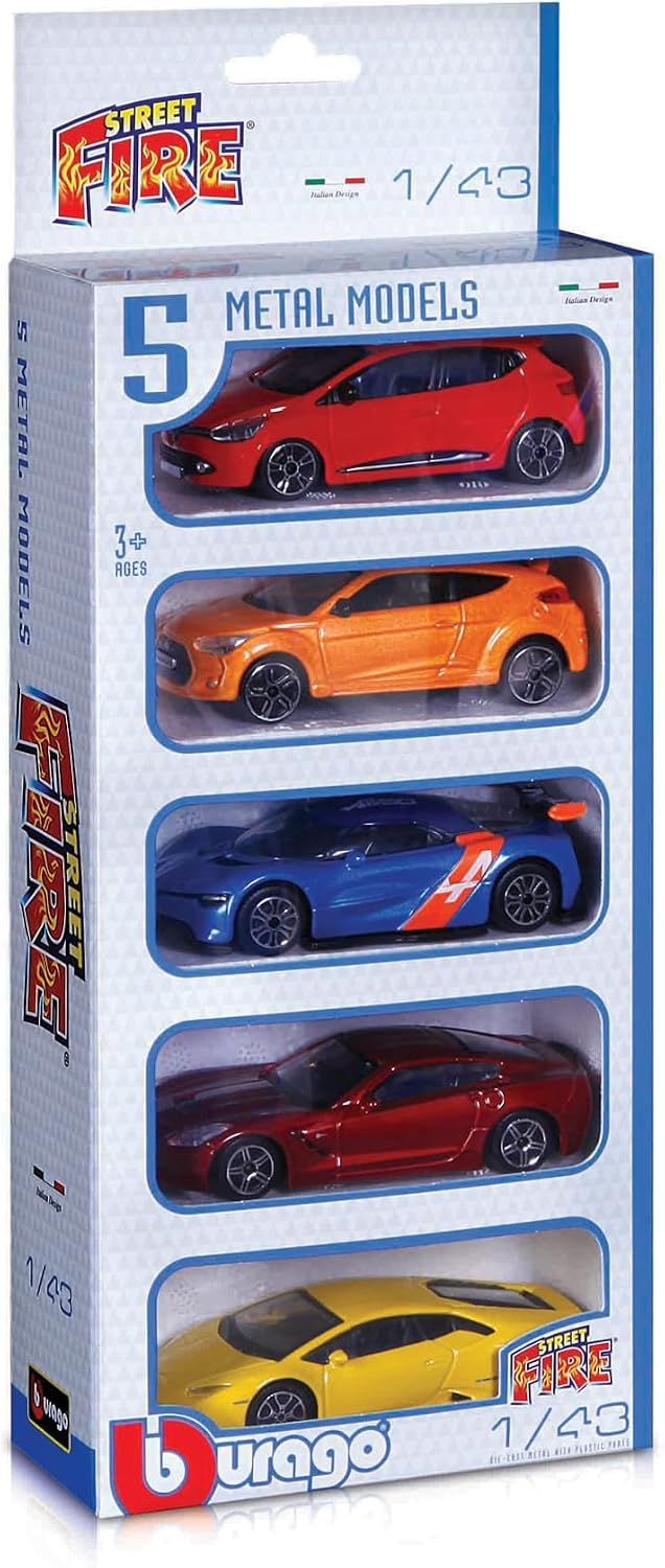 STREET FIRE METAL MODELS (1:43) (5 PACK)