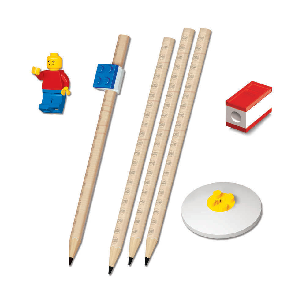 Iq Pencil Set With Minifigure