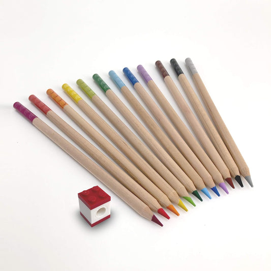 Lego IQ Colored Pencils w/ Topper 12pk