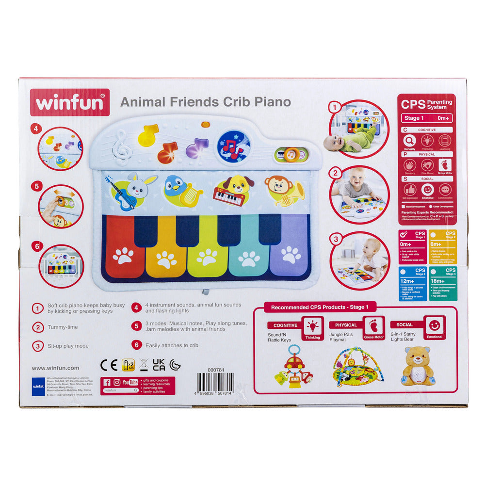 Winfun - Animal Friends Crib Piano