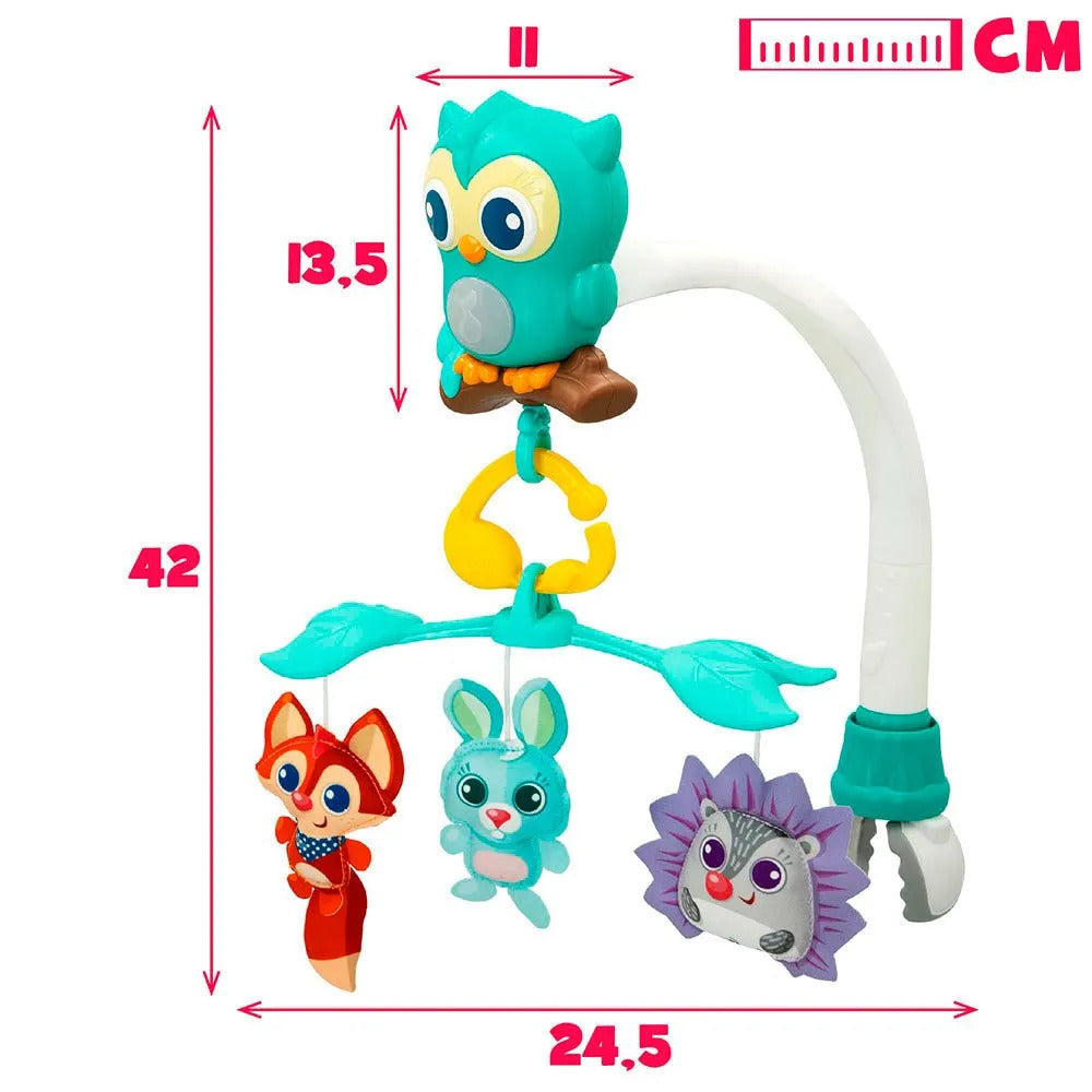 Winfun - 3-In-1 Woodland Friends Soothing Mobile