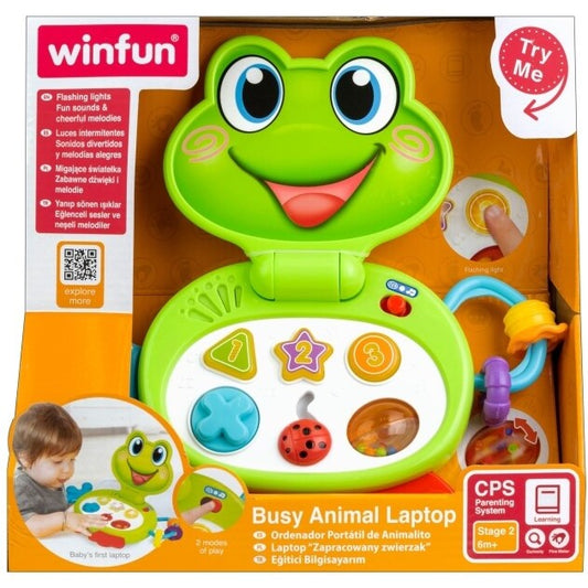 Winfun - Busy Animal Laptop - Froggy