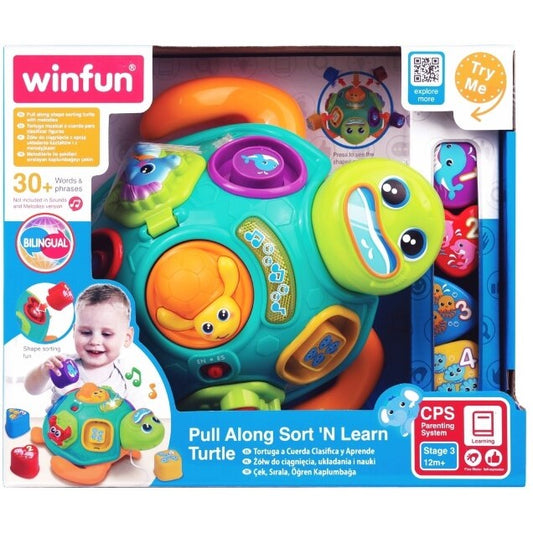 Winfun - Pull Along Sort N Learn Turtle