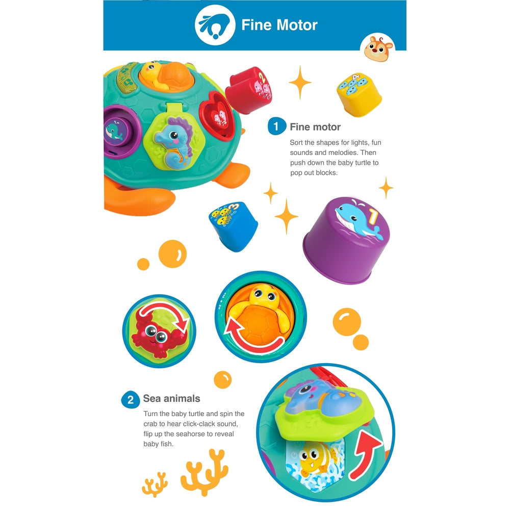 Winfun - Pull Along Sort N Learn Turtle