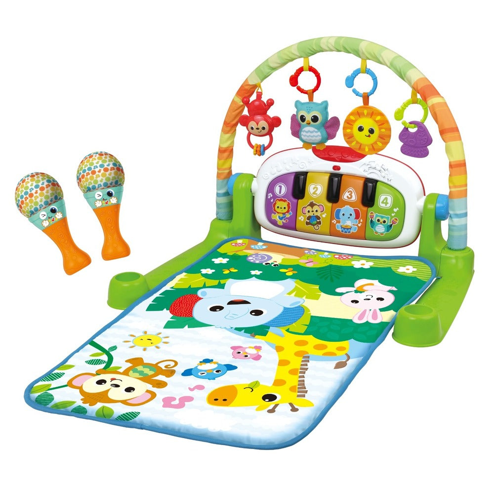 Winfun - Jungle Pals Kick N Play Musical Gym Deluxe