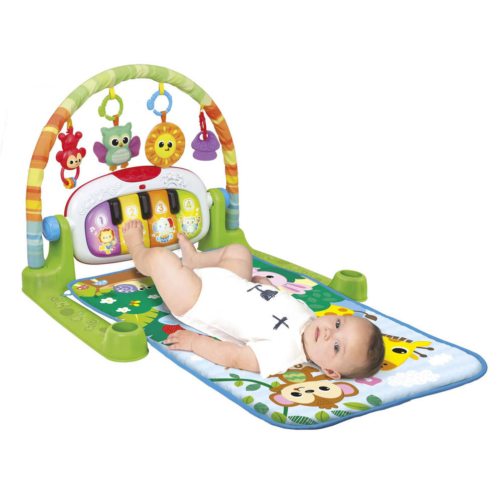 Winfun - Jungle Pals Kick N Play Musical Gym Deluxe