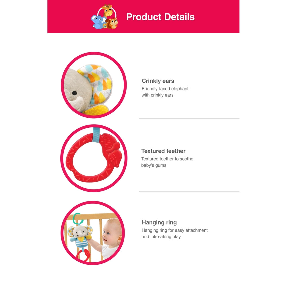 Winfun - Chime And Teething Lil Elephant