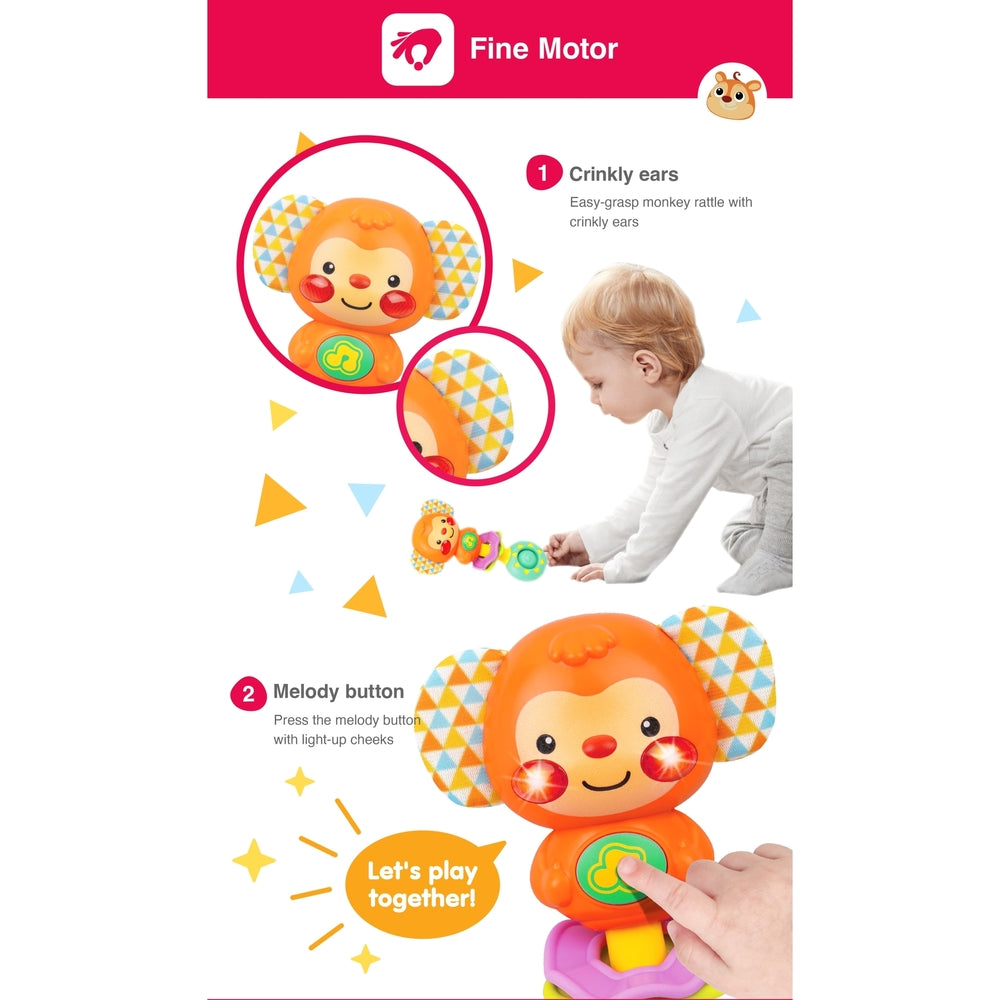 Winfun - Sing With Me Rattle - Monkey