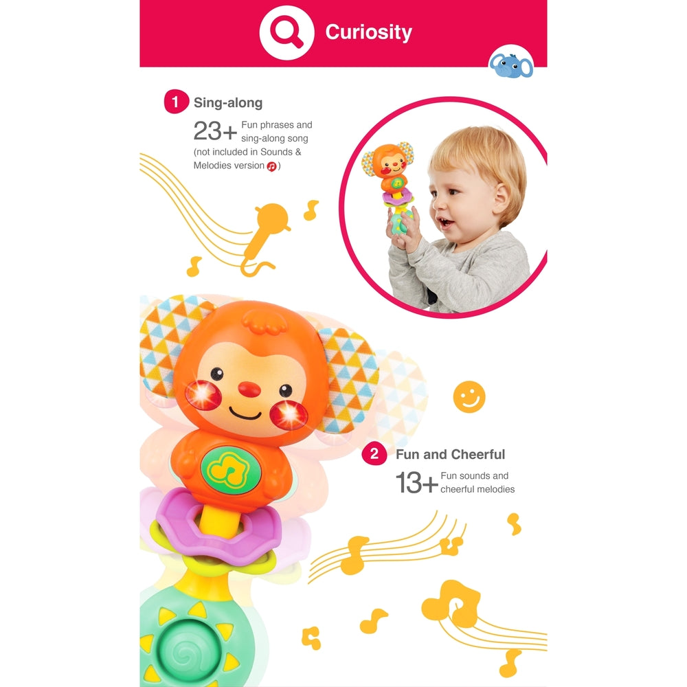 Winfun - Sing With Me Rattle - Monkey