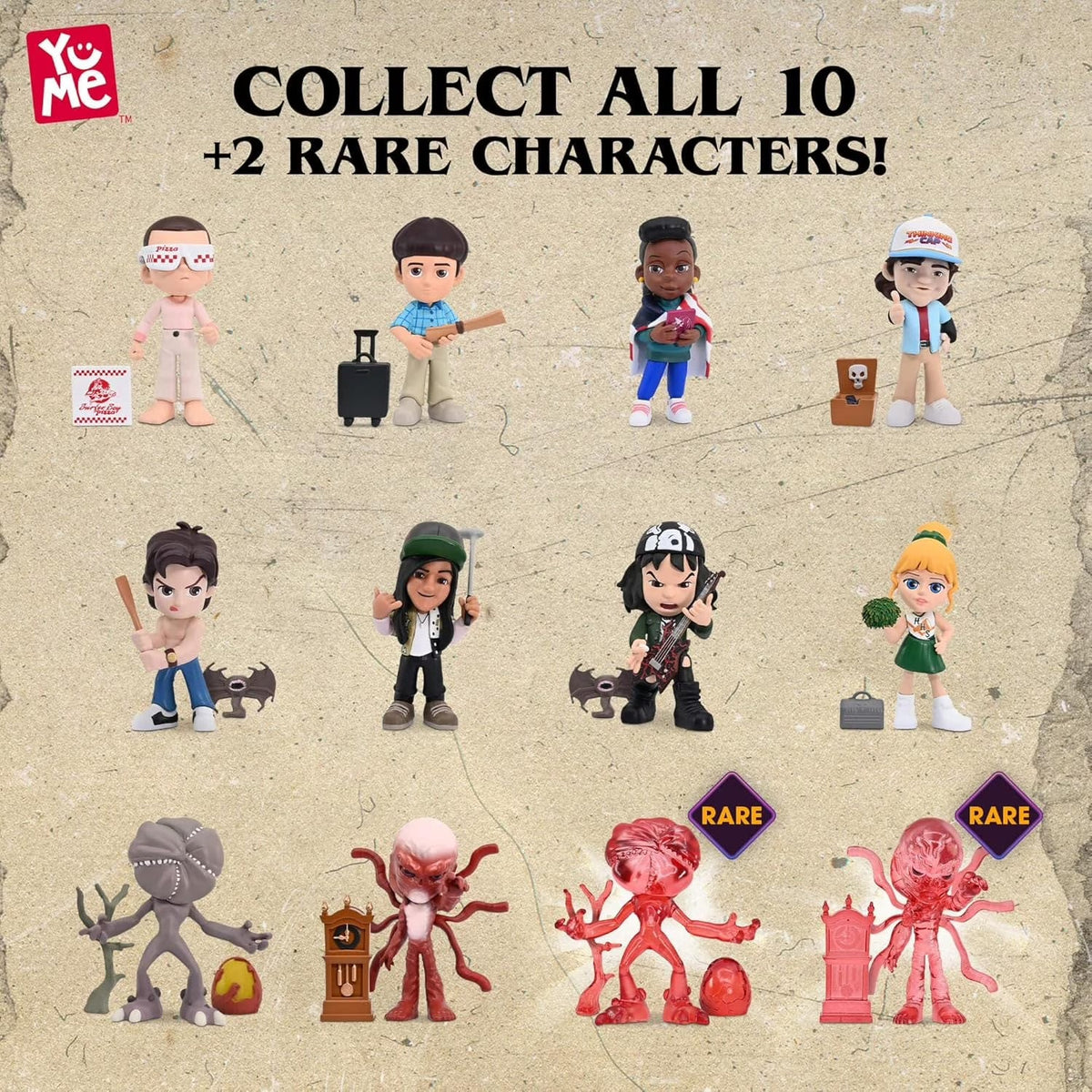 YUME MM:STRANGER THINGS UPSIDE DOWN CAPSULES - Assorted