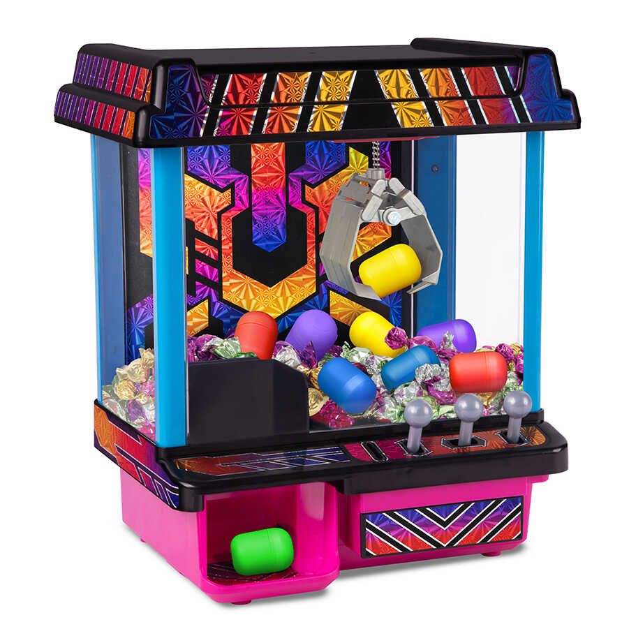 Electronic Arcade Claw Crane Game-Hyper Neon Black Series