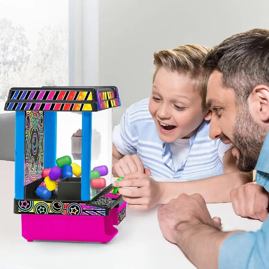 Electronic Arcade Claw Crane Game-Hyper Neon Black Series