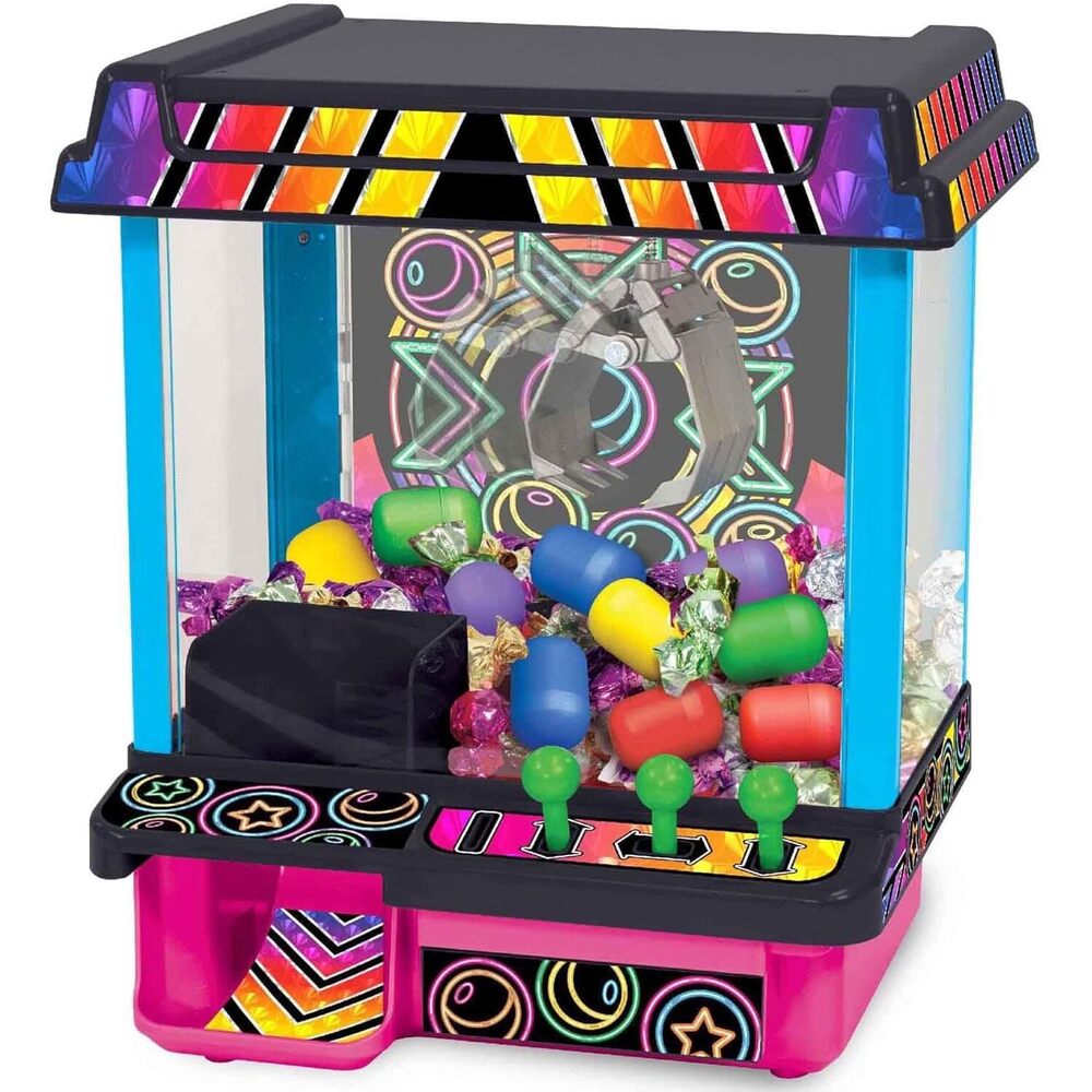 Electronic Arcade Claw Crane Game-Hyper Neon Black Series