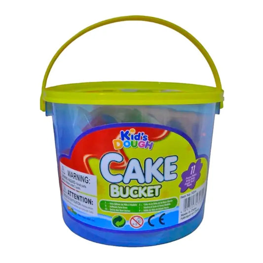 KID'S DOUGH CAKE BUCKET .3 X 56G/2OZ DOUGH POT .EACH WITH SH