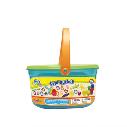 KID'S DOUGH OVAL BUCKET 4 X 56G/2OZ DOUGH POT