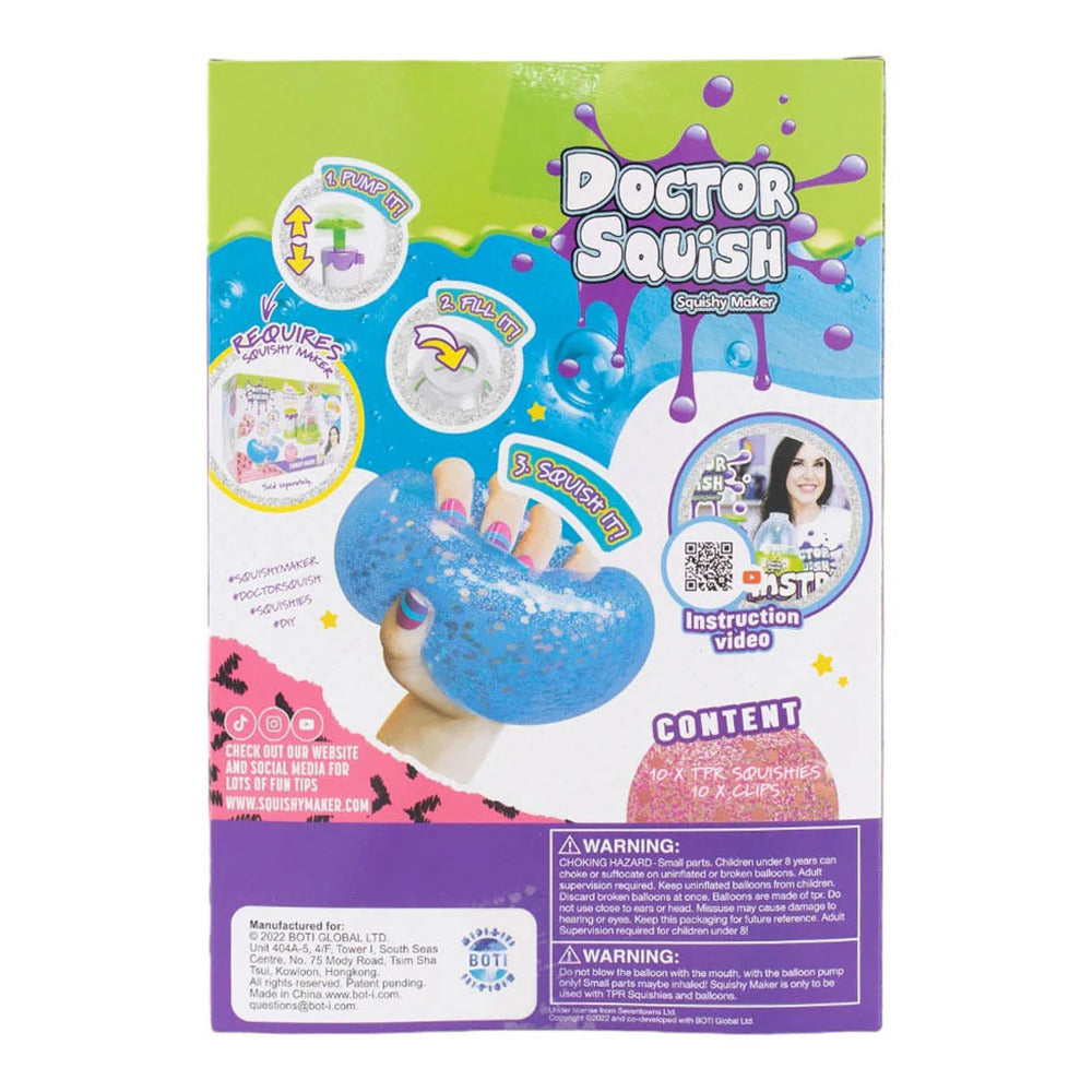 Dr Squish - Squishy Pack Refill V210 Balloons Clips