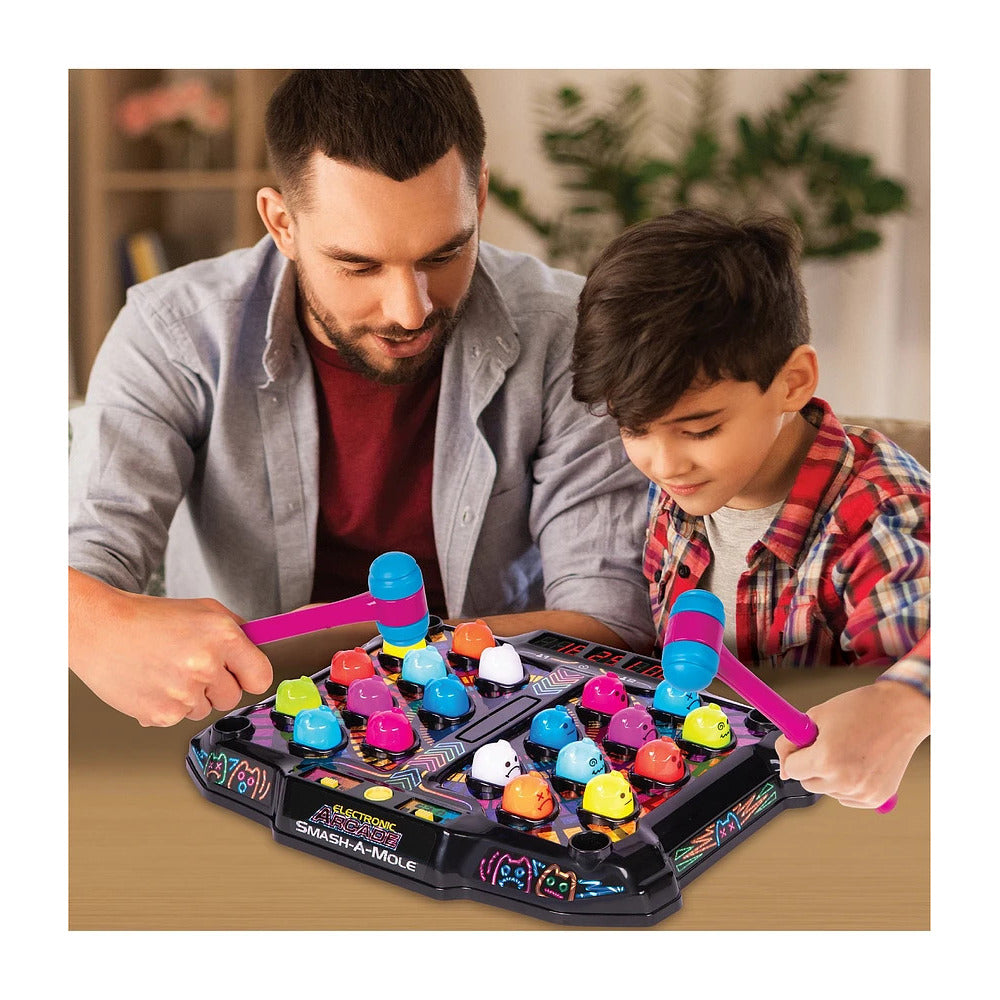 Electronic Arcade Smash-A-Mole-Hyper Neon Black Series