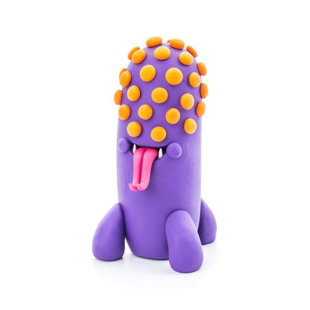 هاي كلاي 3 علب – إبداع تفاعلي بالصلصال – بنفسجي