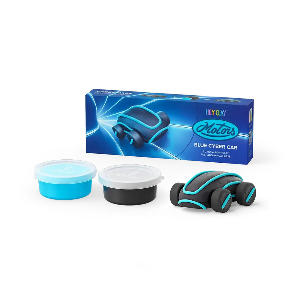Hey Clay - Blue Cyber Car Series Motors 2 Cans