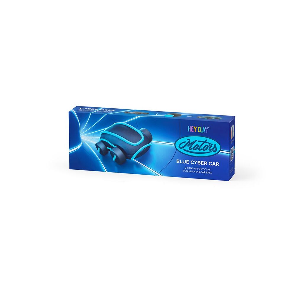 Hey Clay - Blue Cyber Car Series Motors 2 Cans