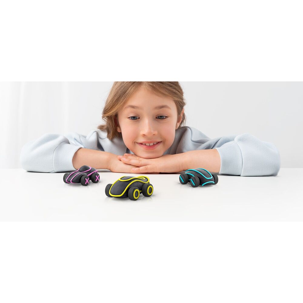 Hey Clay - Blue Cyber Car Series Motors 2 Cans