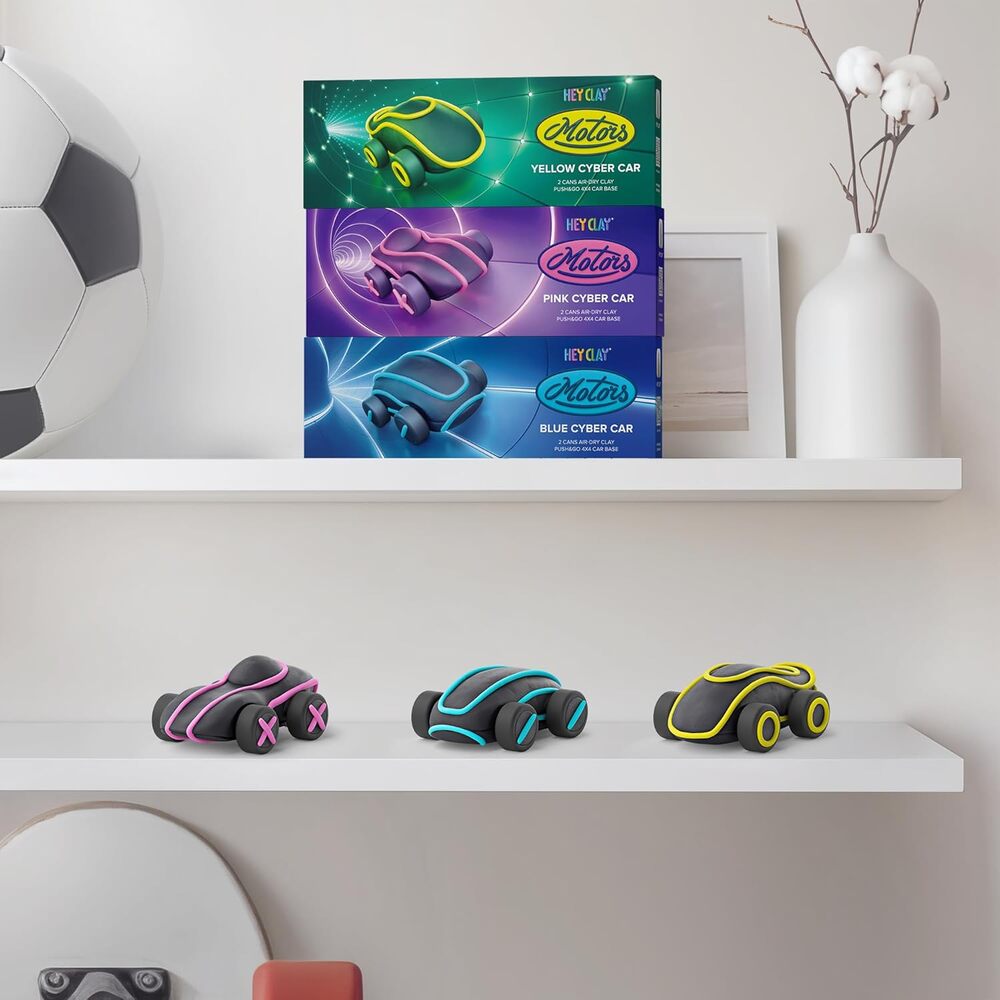 Hey Clay - Pink Cyber Car Series Motors 2 Cans