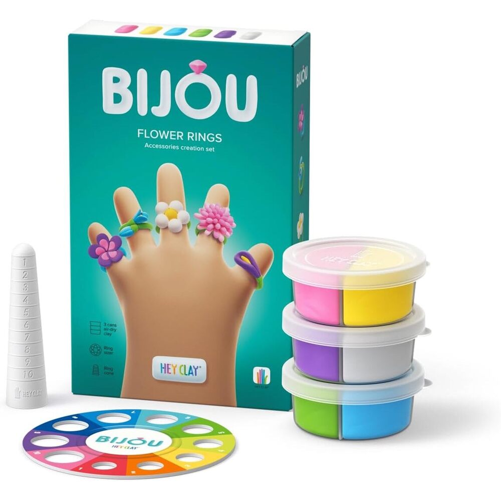 Hey Clay - Flower Rings Series Bijou 3 Cans