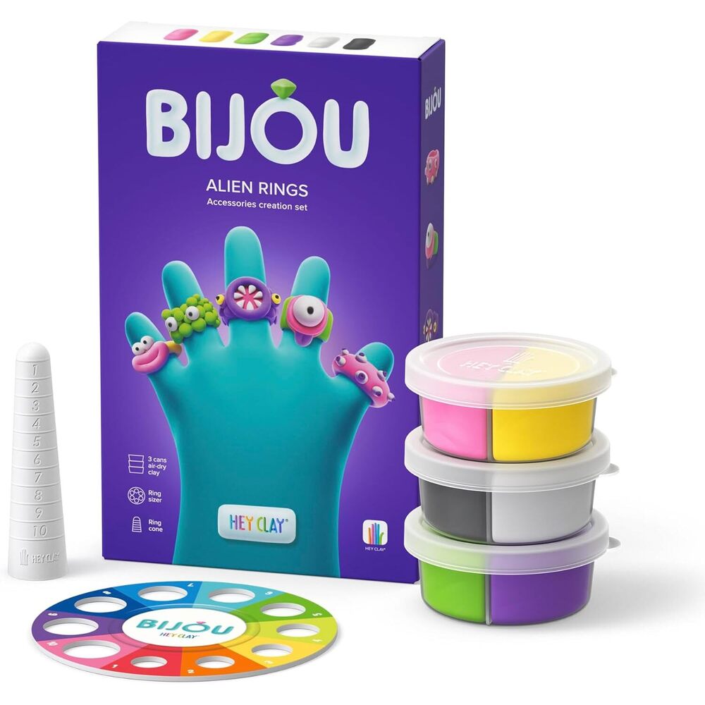 Hey Clay - Alien Rings Series Bijou 3 Cans