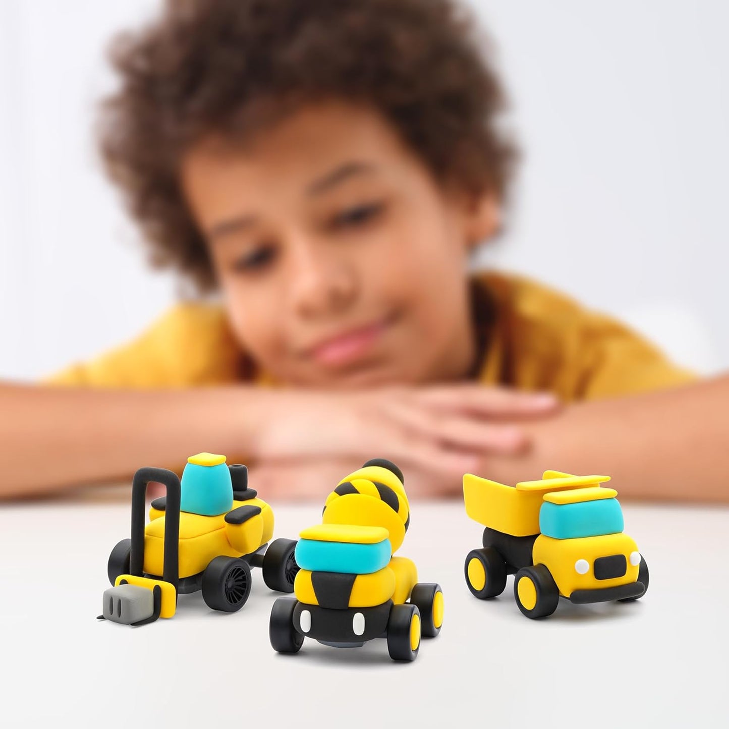 HEY CLAY - CONSTRUCTION VEHICLES SERIES MOTORS 12 CANS
