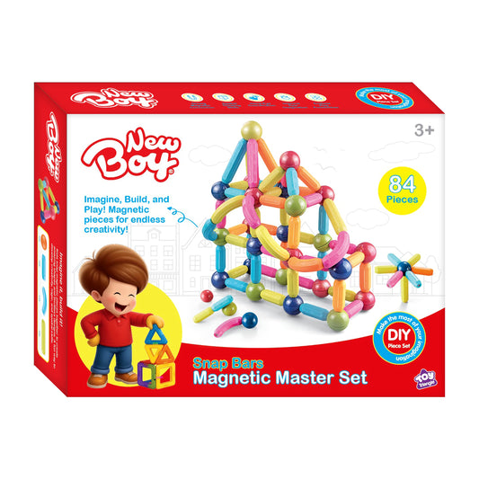 New Boy Small Size Assembled Magnetic Rod (84Pcs)