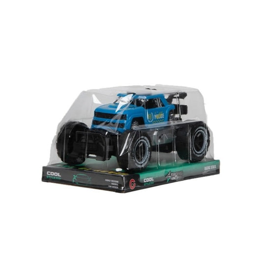 Strong Racing Police Jeep Monster Truck - Blue