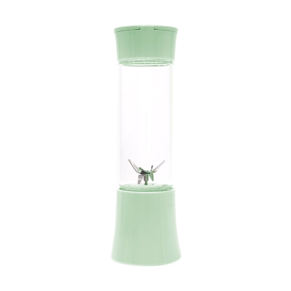 Sky - Rechargeable Juicer Bottle With 6 Blades 480Ml Usb - Green