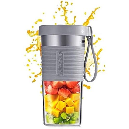 Sky - Usb Rechargeable Cordless Mini 320Ml Fruit Ice Smoothie Mixer - Grey