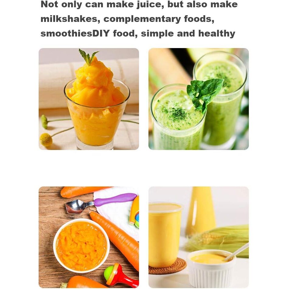 Sky - Usb Rechargeable Cordless Mini 320Ml Fruit Ice Smoothie Mixer - Grey