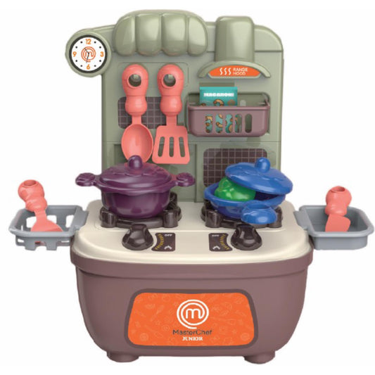 MASTERCHEF JR. - PORTABLE PLAYSET KITCHEN 19PCS