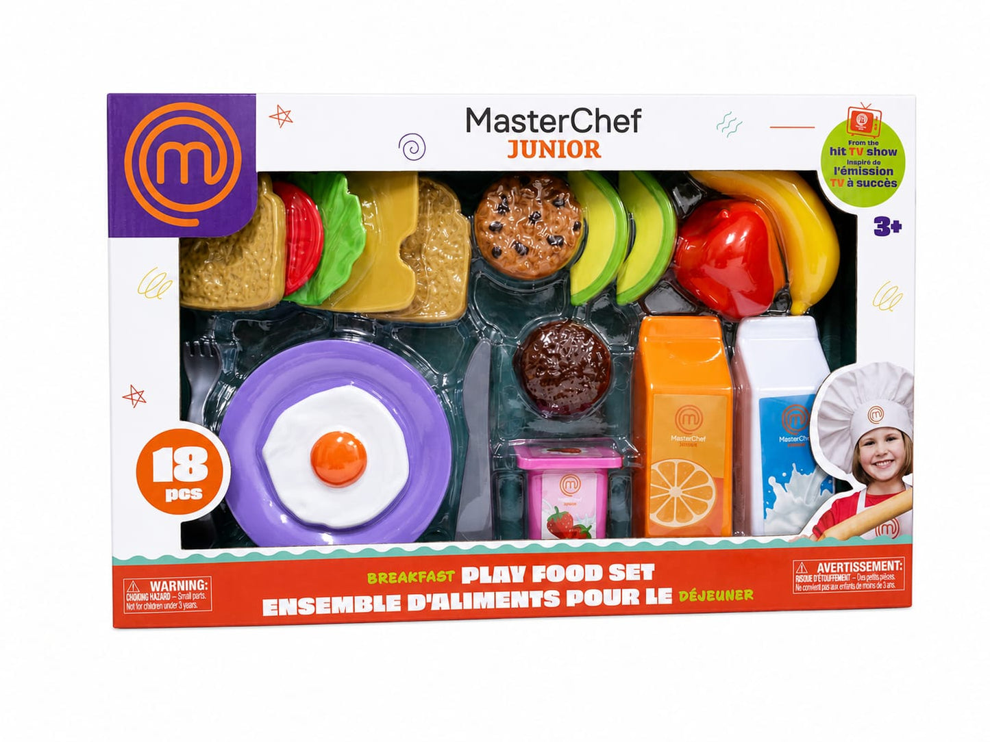 MASTERCHEF JR. - BREAKFAST FOOD SET 18PCS