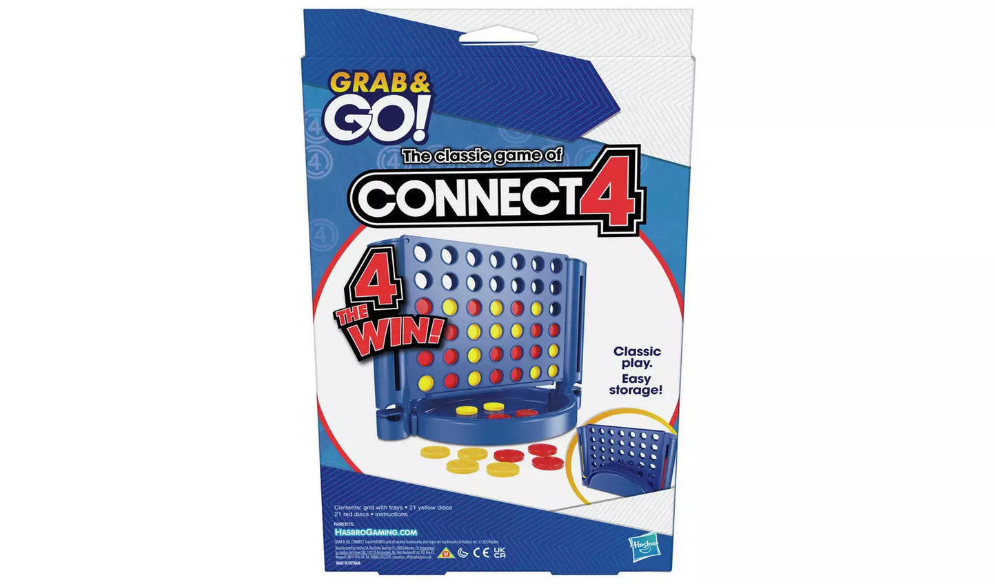 Hasbro Connect 4 Grab & Go Travel Game
