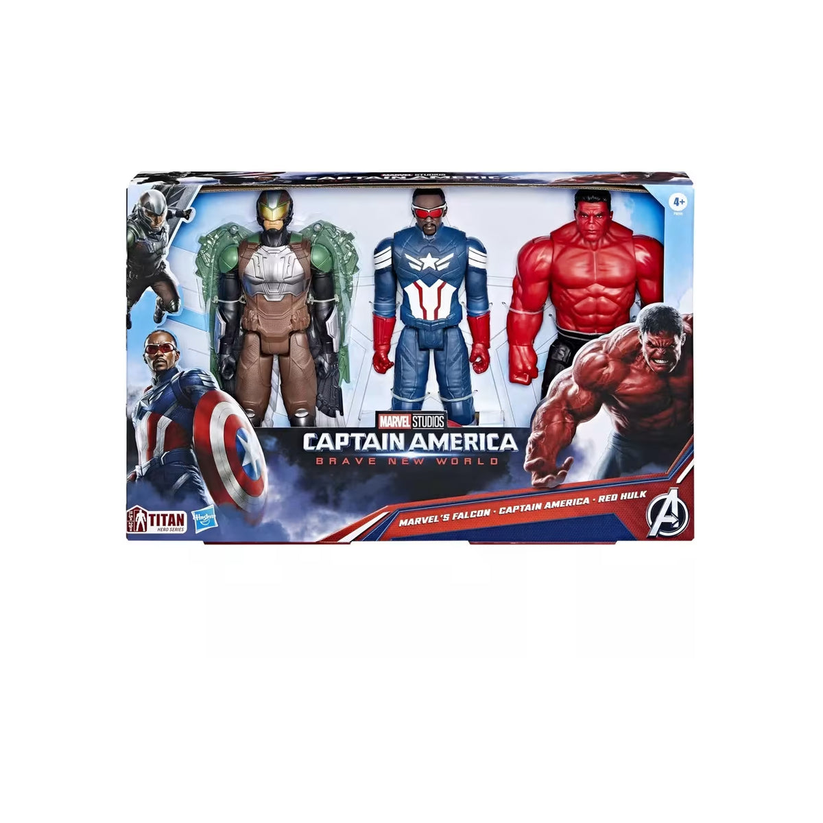Captain America Brave New World Titan Hero Series 3-Pack