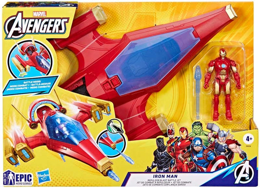 Marvel Avengers Iron Man Repulsor Blast Battle Jet
