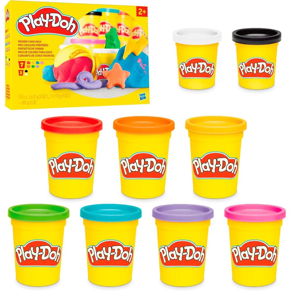Play-Doh - Favorite Color Pack - 9 Pcs