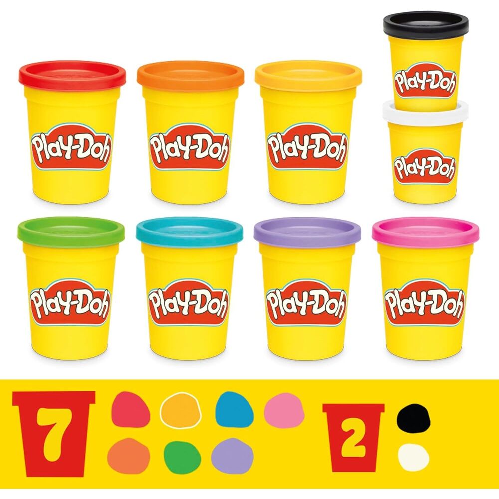 Play-Doh - Favorite Color Pack - 9 Pcs