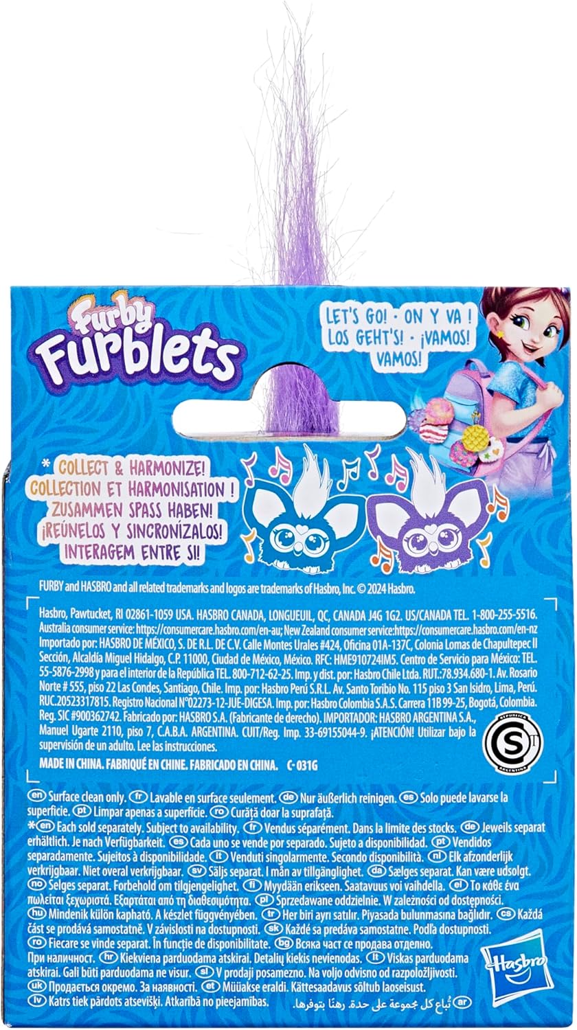 Furby Furblet Too-Koo Mini Interactive Plush