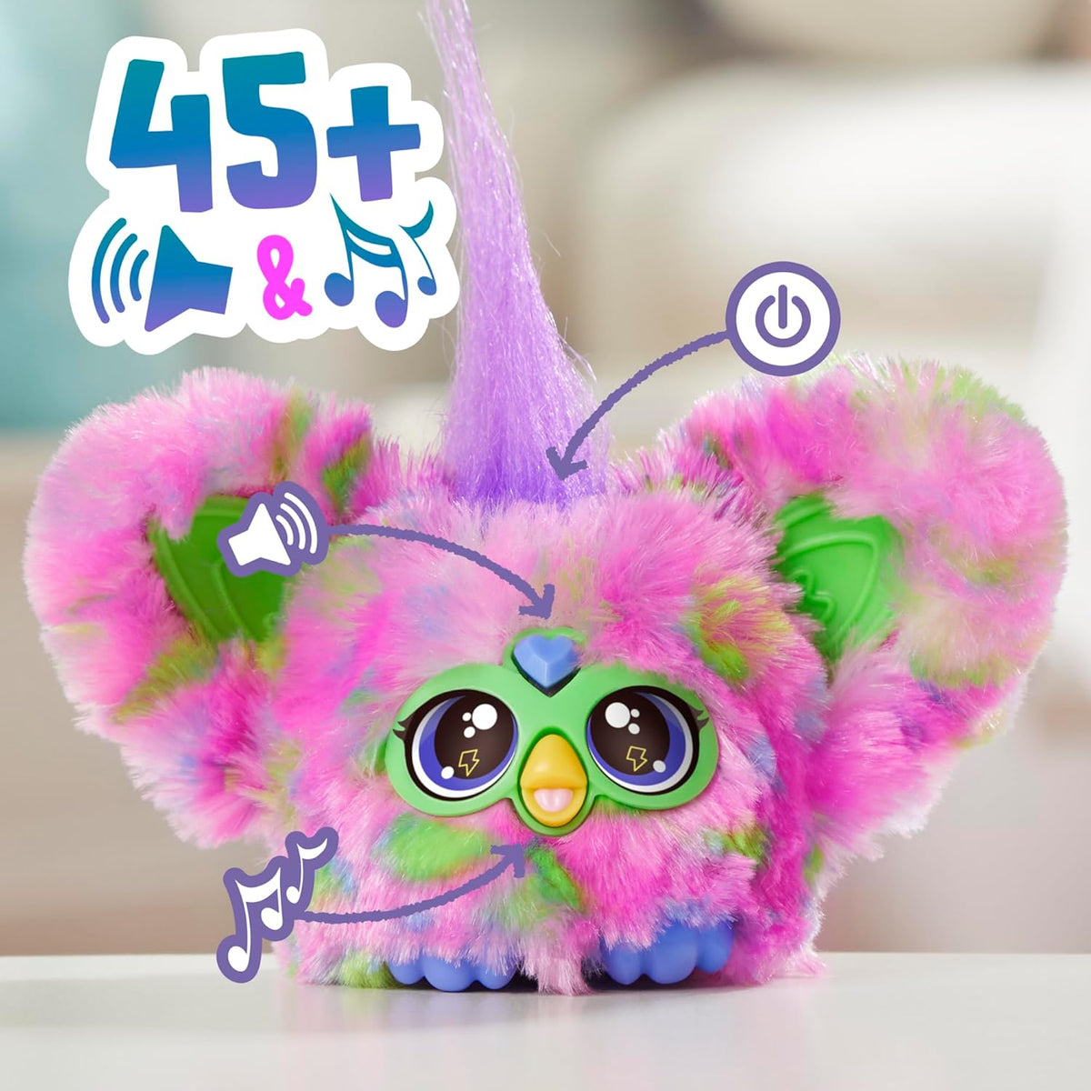 Furby Furblet Too-Koo Mini Interactive Plush