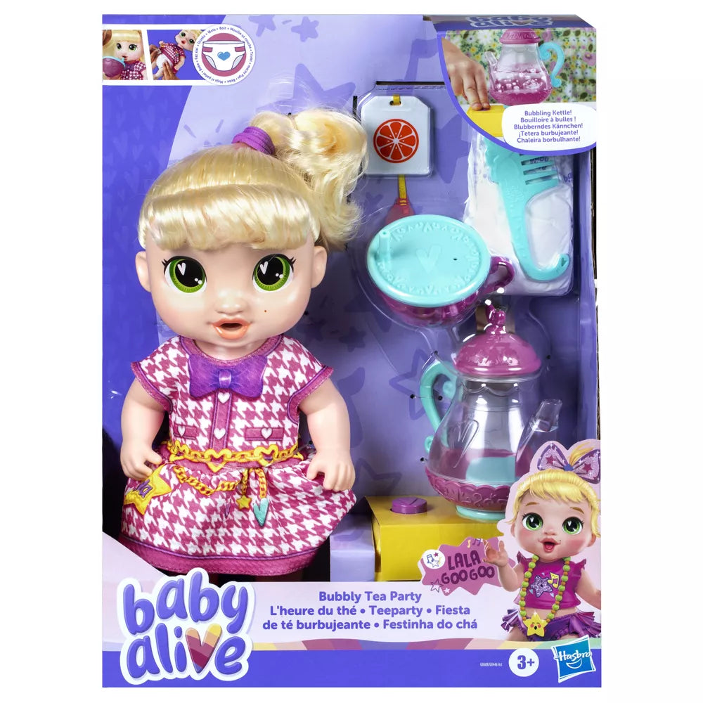 Baby Alive Bubbly Tea Party Lala Doll - Blonde Hair