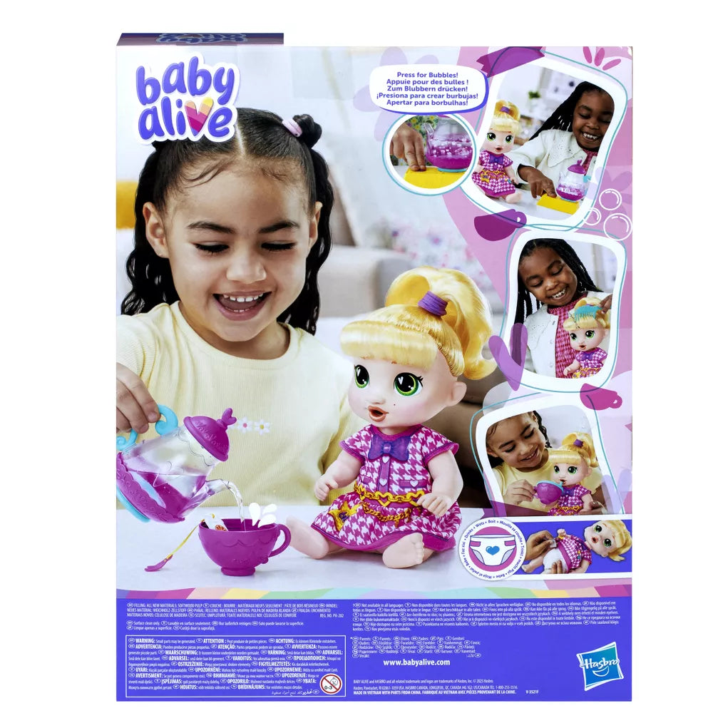 Baby Alive Bubbly Tea Party Lala Doll - Blonde Hair