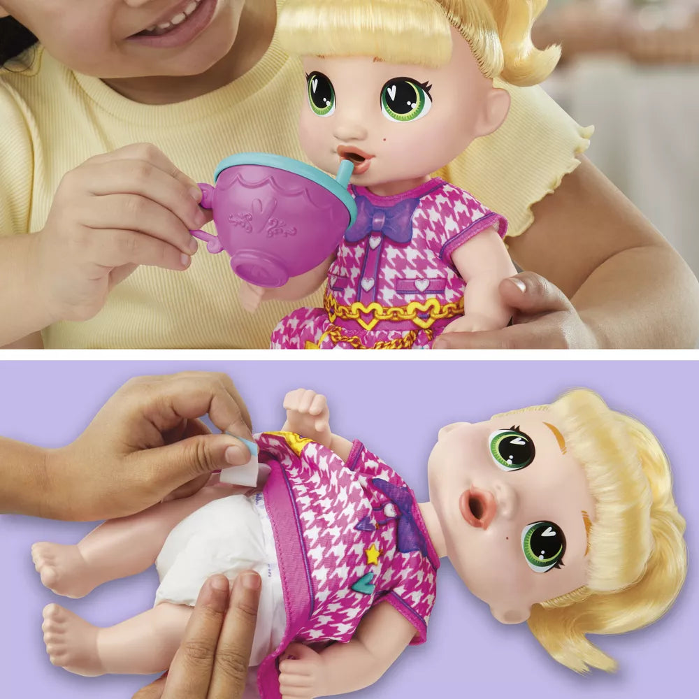 Baby Alive Bubbly Tea Party Lala Doll - Blonde Hair