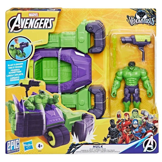 Marvel Avengers 4-Inch Hulk Blast & Smash Truck
