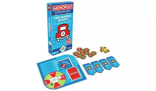 Monopoly Free Parking Jackpot Card Game