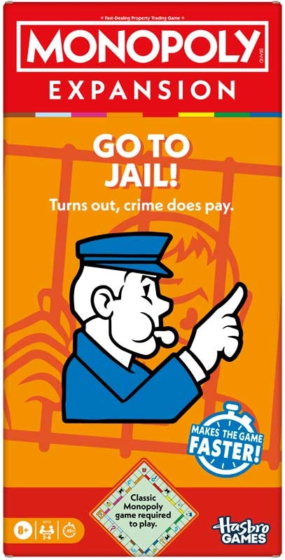 Monopoly Go To Jail Card Game